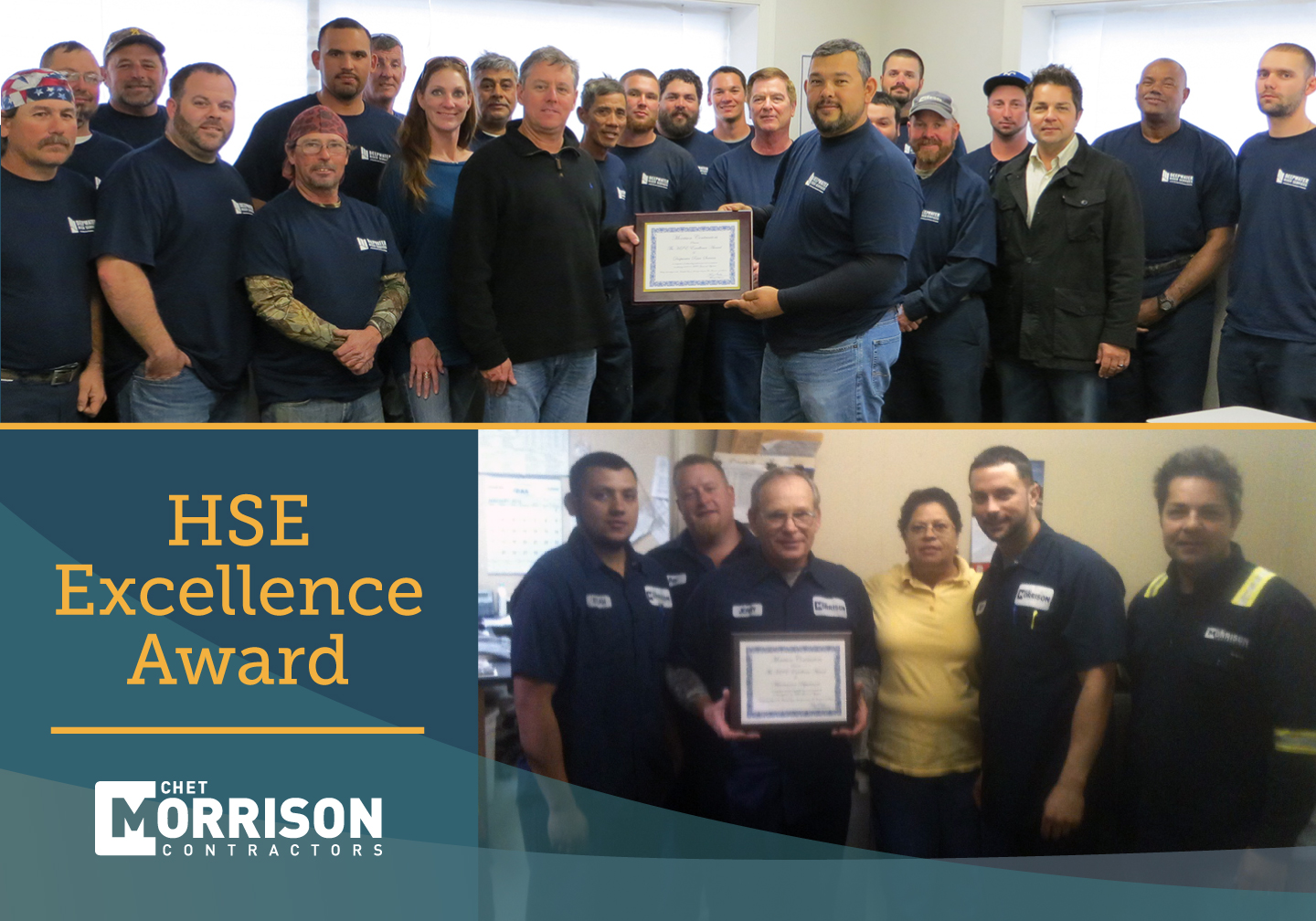 2015 HSE Excellence Award Morrison